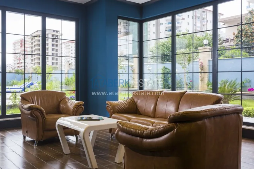 Квартира с мебелью в Махмутларе в благоустроенном комплексе 30 