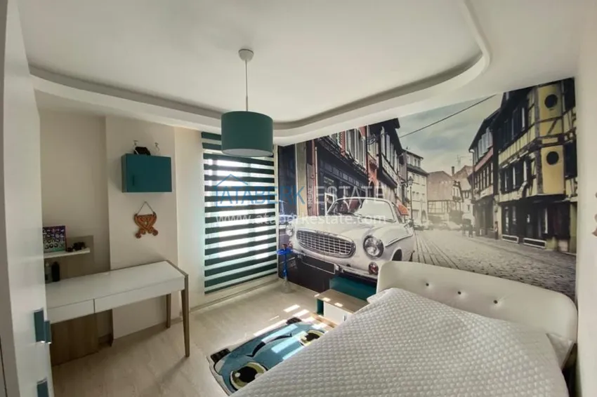 Приобрести Садовый дуплекс в Алании двухуровневый с отдельной кухней 27 