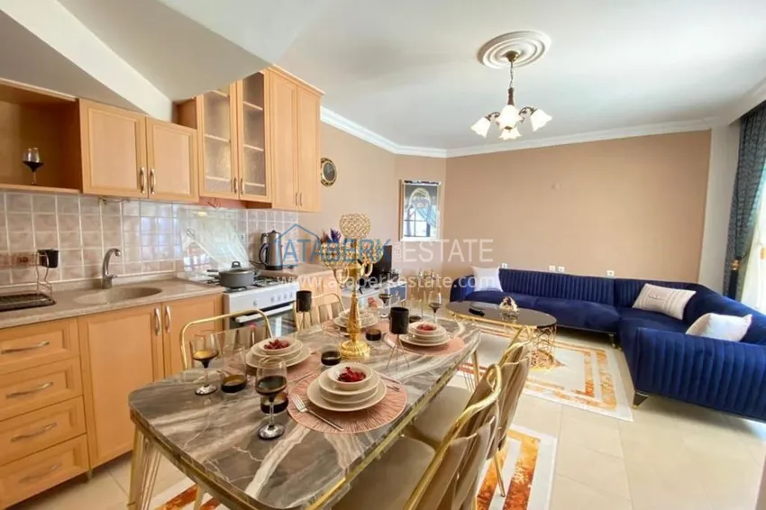 Приобрести Таунхаус в районе Демирташ с мебелью и открытым видом на море  2 