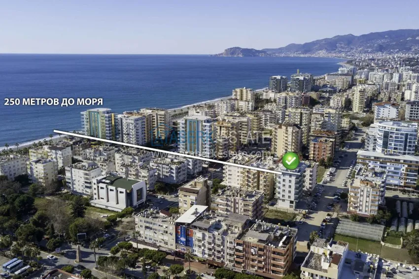 Квартира в Махмутларе с новой мебелью в центре района рядом с морем 2 