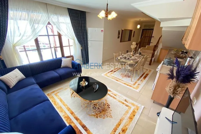 Приобрести Таунхаус в районе Демирташ с мебелью и открытым видом на море  4 