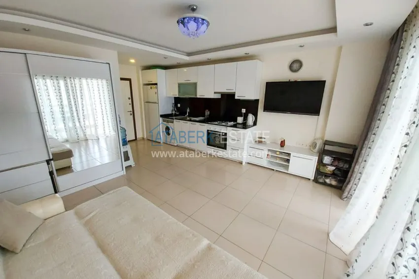 Приобрести Квартира-студия «под ключ» в Авсалларе в комплексе с частным пляжем 4 