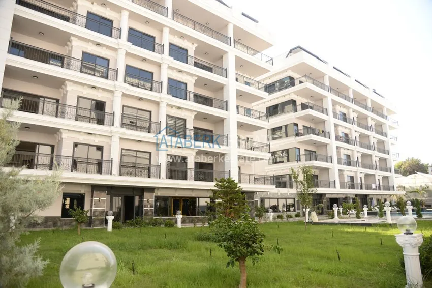 Новая квартира в Каргыджаке с боковым видом на море в молодом комплексе  5 