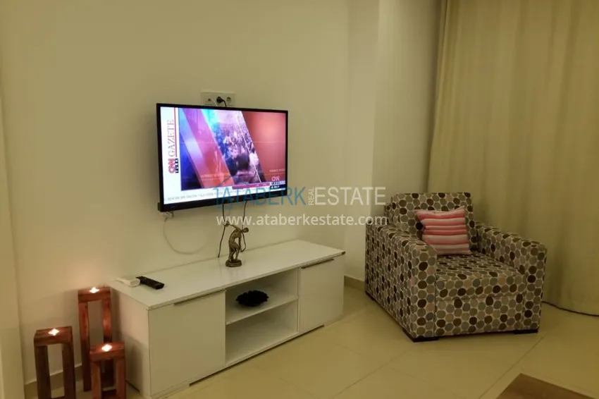 Приобрести Квартира в Авсалларе с мебелью в благоустроенном комплексе  4 