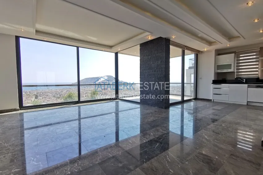 Приобрести Видовая квартира в центре Алании в эксклюзивном комплексе  3 