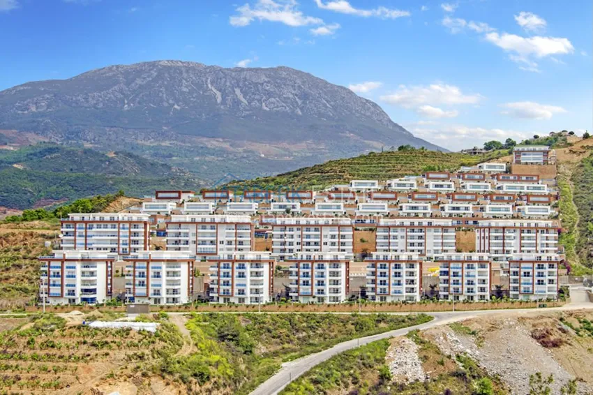 Садовый дуплекс в Каргыджаке в резиденции класса-люкс 4 