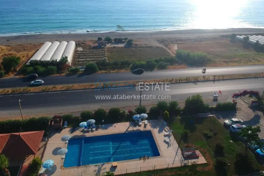 Таунхаус в районе Демирташ с мебелью и открытым видом на море  5 