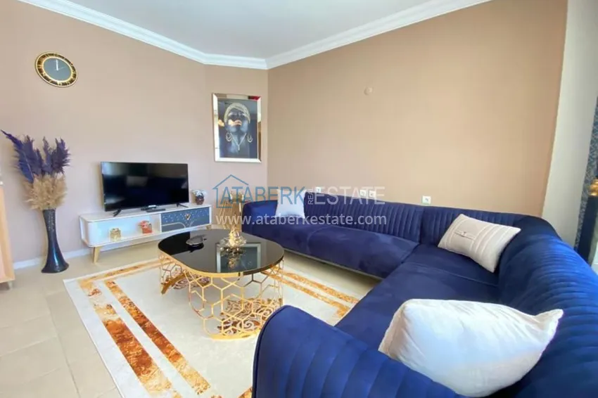 Приобрести Таунхаус в районе Демирташ с мебелью и открытым видом на море  5 