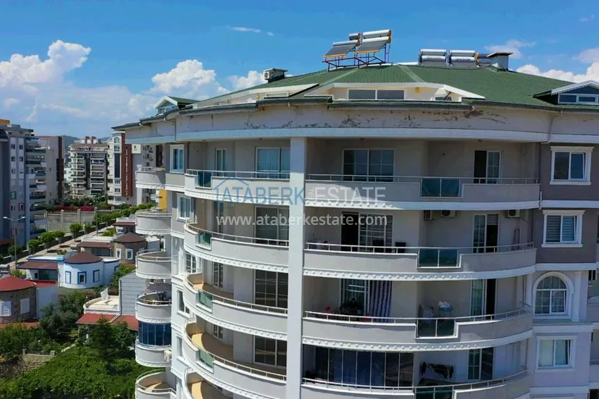 Квартира в центре Авсаллара с видом на море в современном комплексе  4 