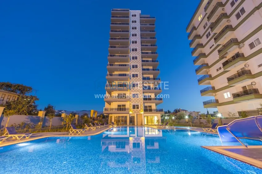 Квартира с мебелью в Махмутларе в благоустроенном комплексе 5 