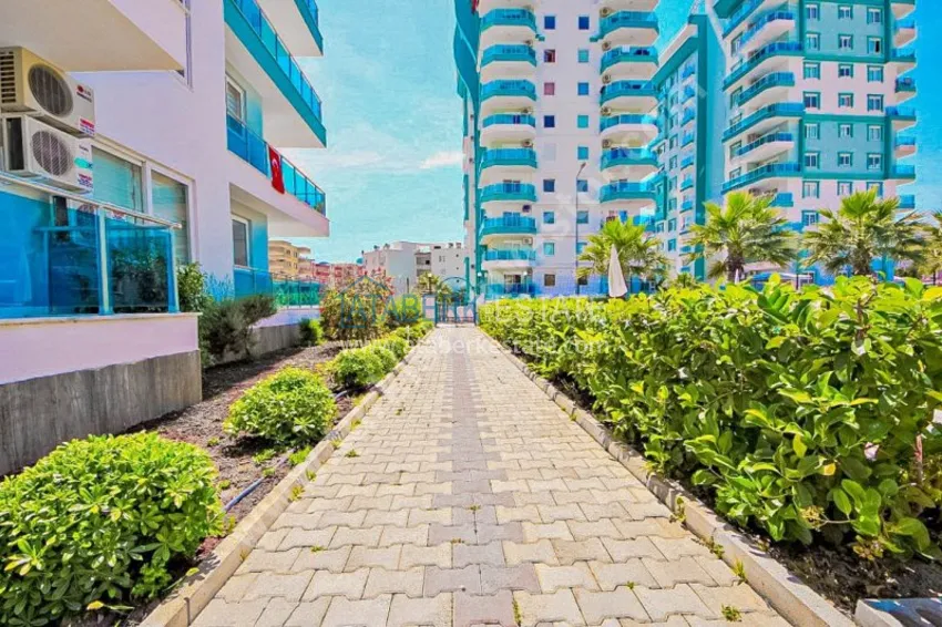 Квартира в Махмутларе после ремонта, новая мебель, вид на море 5 