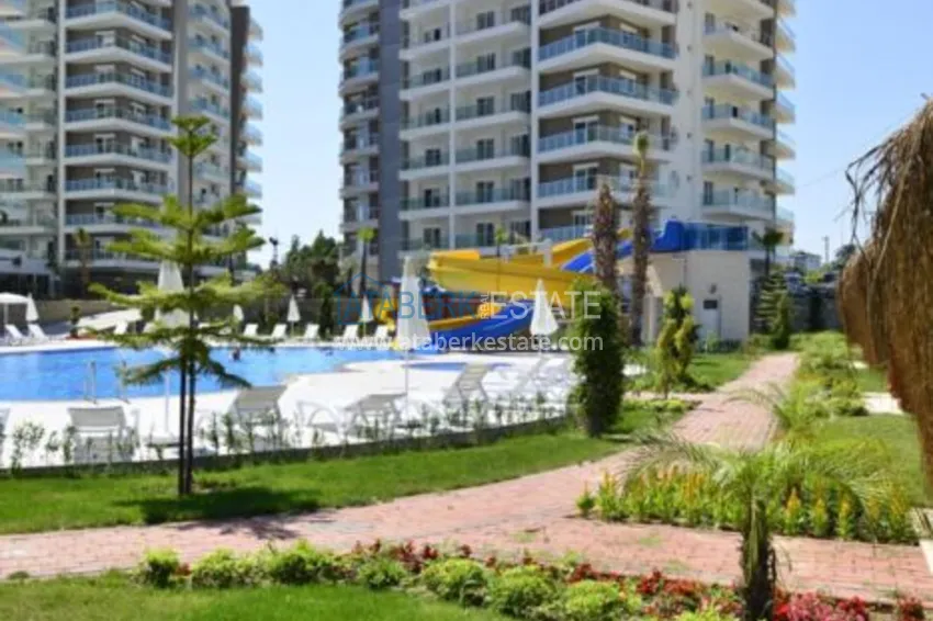 Квартира в Авсалларе с мебелью в благоустроенном комплексе  7 