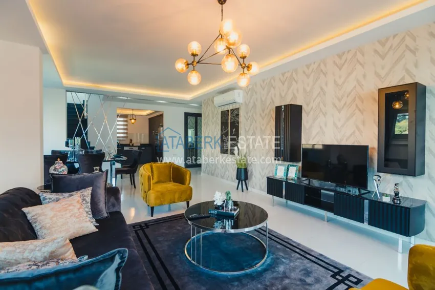 Приобрести Королевский пентхаус в Каргыджаке с мебелью и личным бассейном на террасе 6 