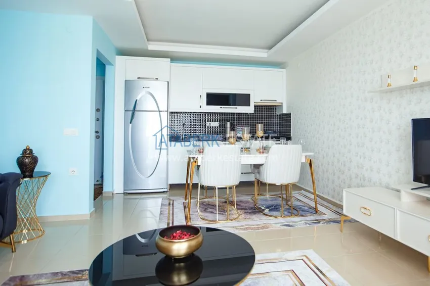 Приобрести Квартира в Махмутларе после ремонта, новая мебель, вид на море 5 