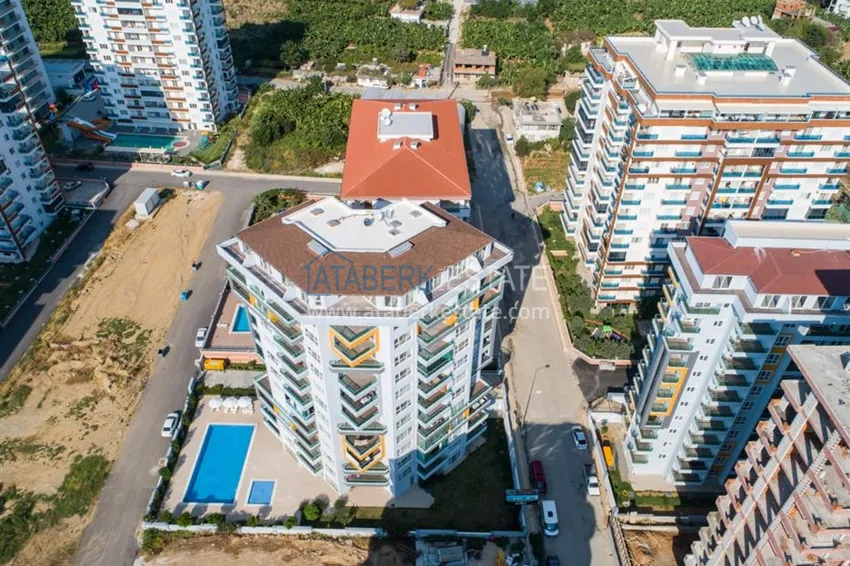 Квартира меблированная в молодом современном комплексе в Махмутларе  5 