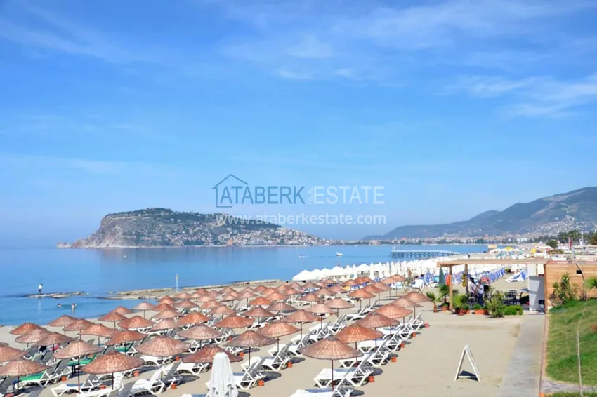 Квартира в Оба - современный интерьер, боковой вид на море, первая береговая  6 