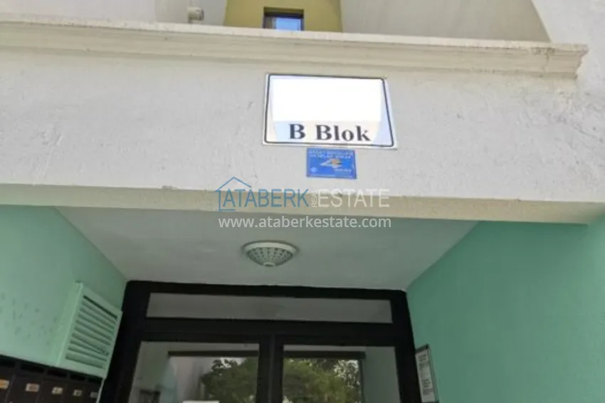 Квартира-студия в центре Алании с мебелью в комплексе городского типа 6 