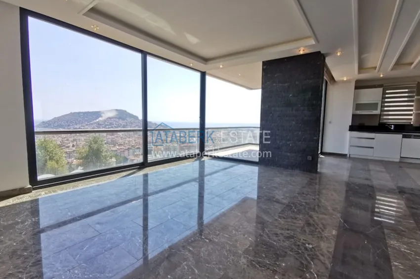 Приобрести Видовая квартира в центре Алании в эксклюзивном комплексе  5 