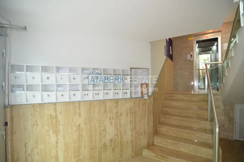 Квартира в Оба - современный интерьер, боковой вид на море, первая береговая  7 