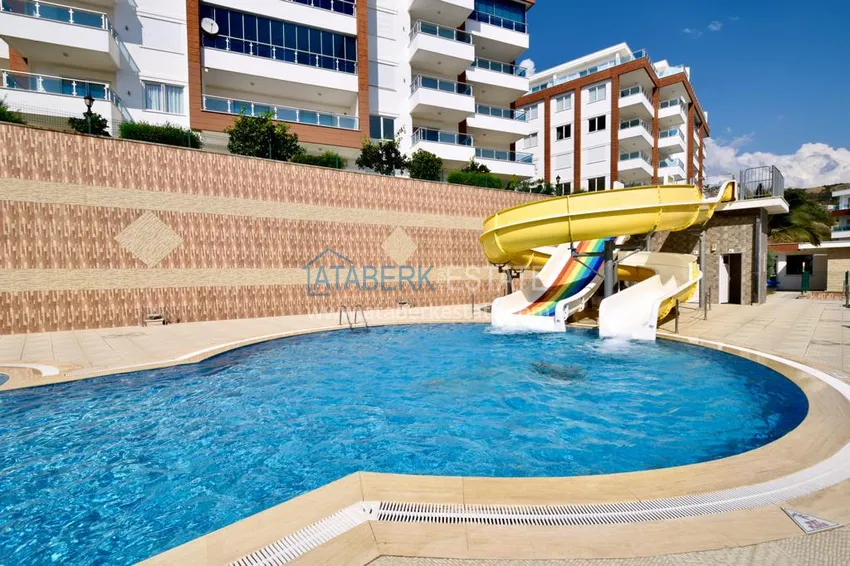 Садовый дуплекс в Каргыджаке в резиденции класса-люкс 6 