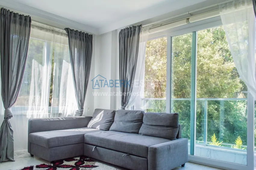 Приобрести Квартиры в Авсалларе меблированные с видом на лес в современном комплексе  6 