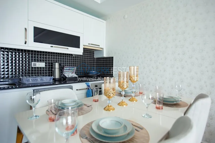 Приобрести Квартира в Махмутларе после ремонта, новая мебель, вид на море 6 