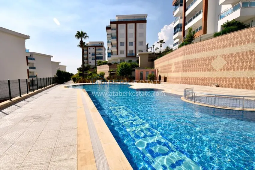 Садовый дуплекс в Каргыджаке в резиденции класса-люкс 7 