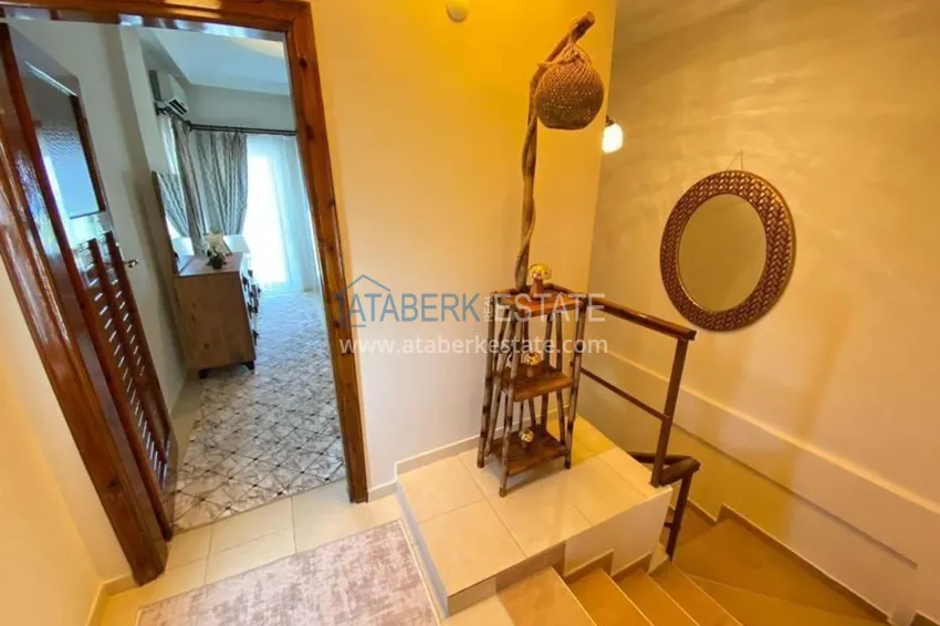 Приобрести Таунхаус в районе Демирташ с мебелью и открытым видом на море  8 