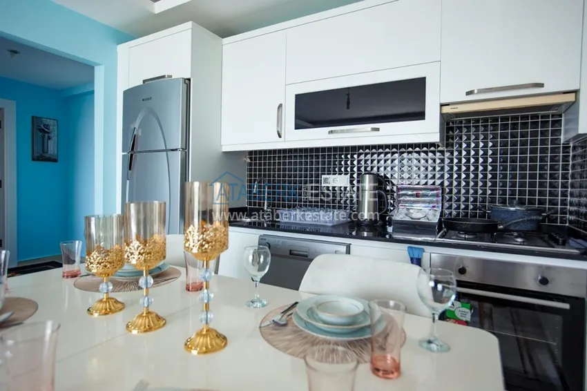 Приобрести Квартира в Махмутларе после ремонта, новая мебель, вид на море 7 