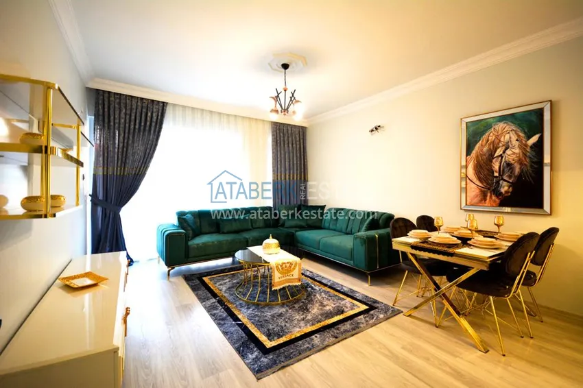 Приобрести Квартира в Махмутларе с современной новой мебелью на центральной улице 7 