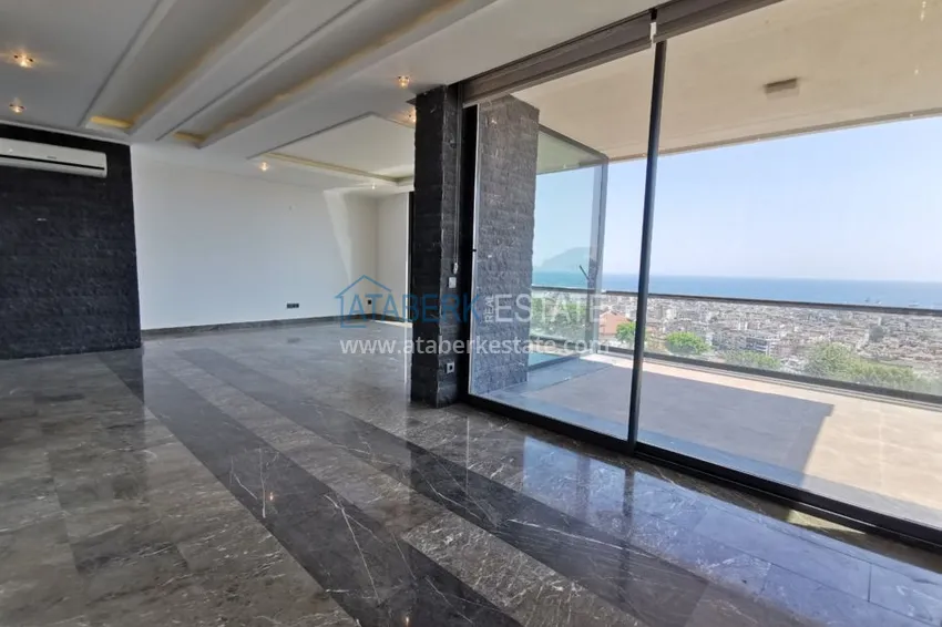 Приобрести Видовая квартира в центре Алании в эксклюзивном комплексе  6 