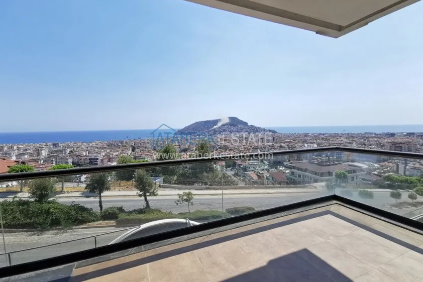 Приобрести Видовая квартира в центре Алании в эксклюзивном комплексе  7 