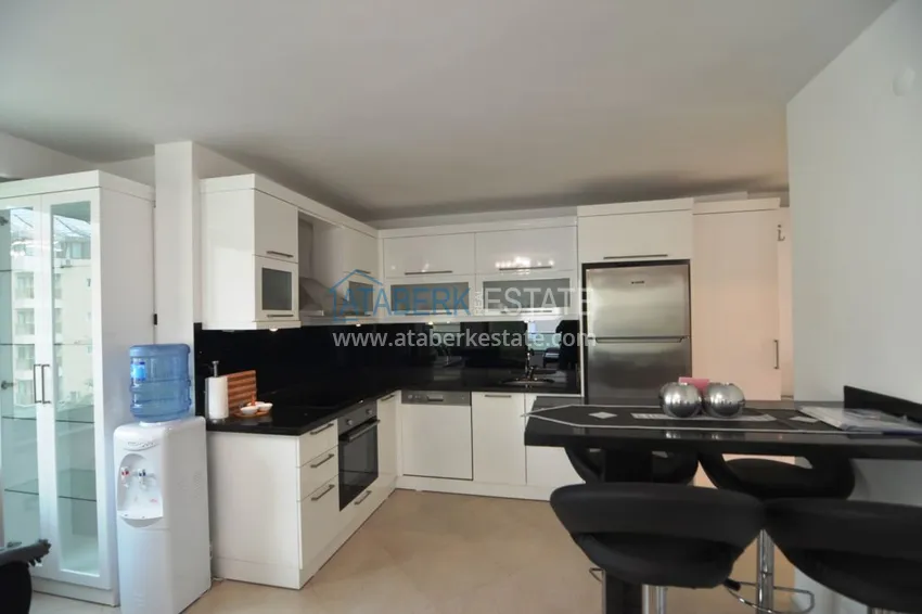 Приобрести Квартира в Оба - современный интерьер, боковой вид на море, первая береговая  12 