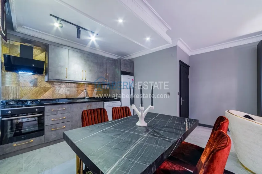 Приобрести Квартира в Махмутларе трехкомнатная со стильным интерьером  8 