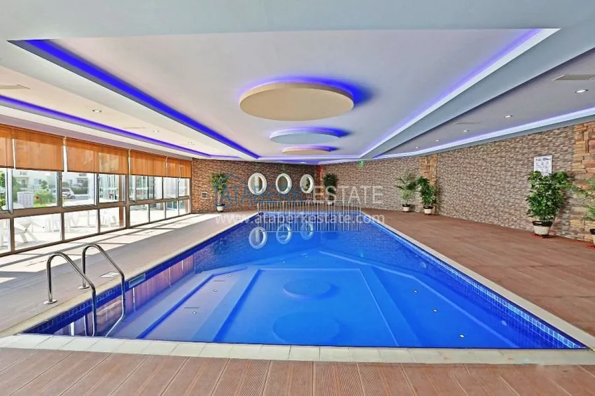 Пентхаус в Авсалларе двухуровневый в комплексе с частным пляжем  8 