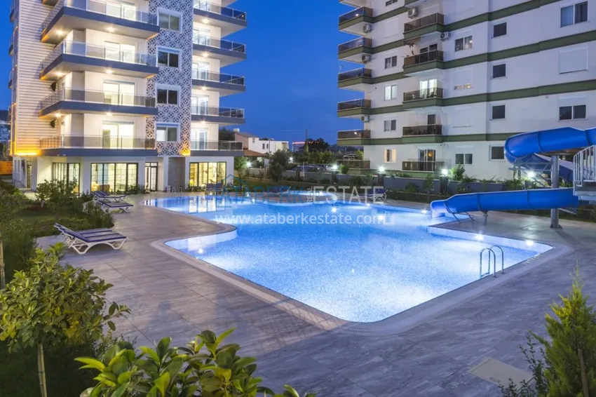 Квартира с мебелью в Махмутларе в благоустроенном комплексе 8 