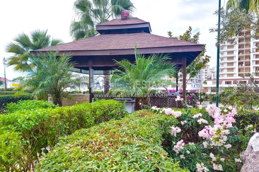 Квартира-студия «под ключ» в Авсалларе в комплексе с частным пляжем 10 