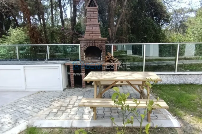 Квартиры в Авсалларе меблированные с видом на лес в современном комплексе  11 