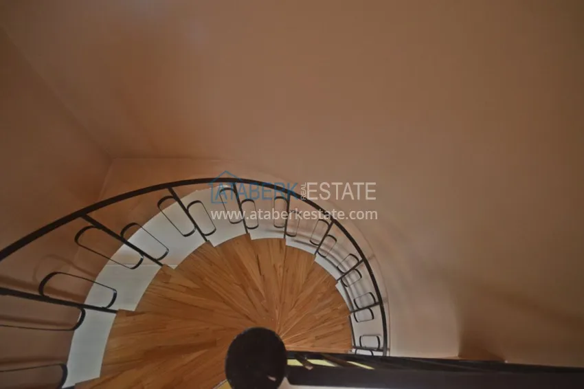 Приобрести Трехуровневая смежная вилла в районе Демирташ с собственным садом 10 