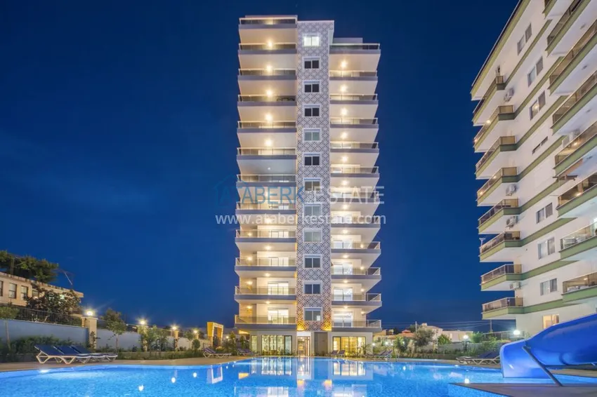 Квартира с мебелью в Махмутларе в благоустроенном комплексе 9 