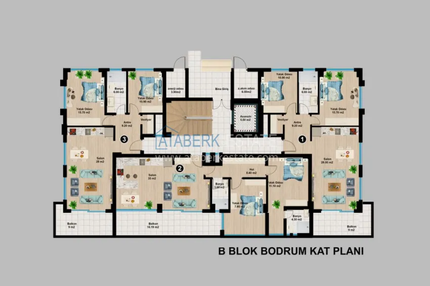 Купить дешево Новый элитный проект жилого комплекса в Алании – горный район Тепе 5 