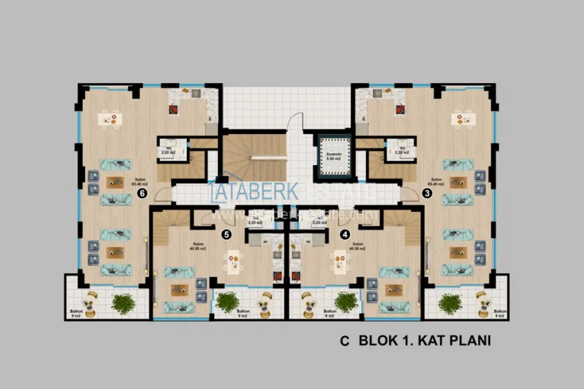 Купить дешево Новый элитный проект жилого комплекса в Алании – горный район Тепе 10 