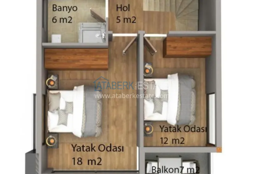 Купить дешево Люксовые виллы от застройщика в Алании – район Бекташ 4 