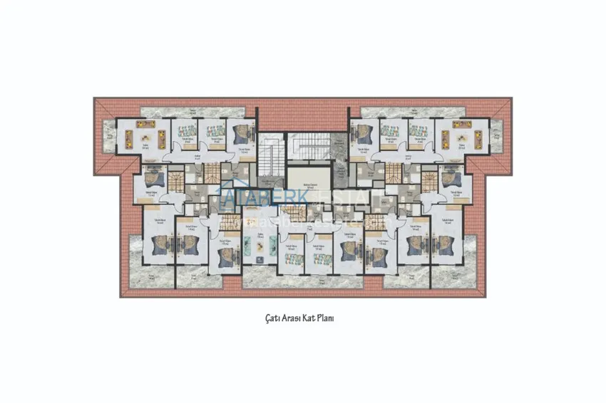 Купить дешево Новый проект семейного жилого комплекса в районе Авсаллар 4 