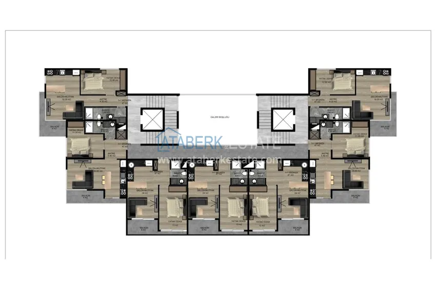 Купить дешево Инвестиционно-выгодный проект жилого комплекса в Махмутларе 1 