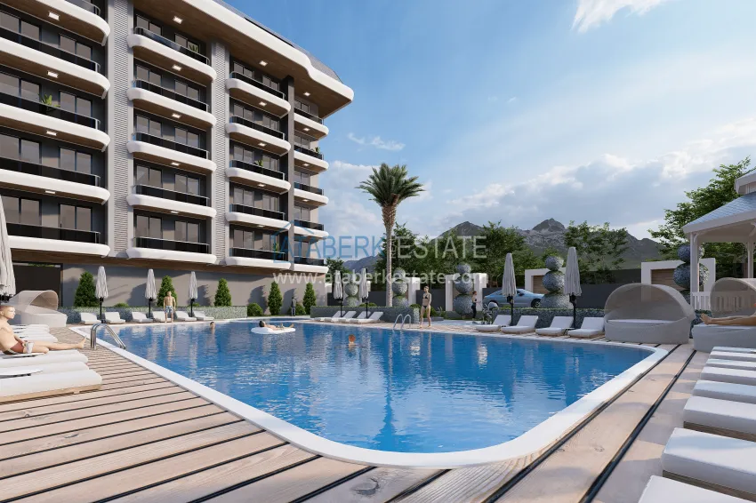 Новый проект малоэтажного жилого комплекса на берегу моря в Каргыджаке  1 