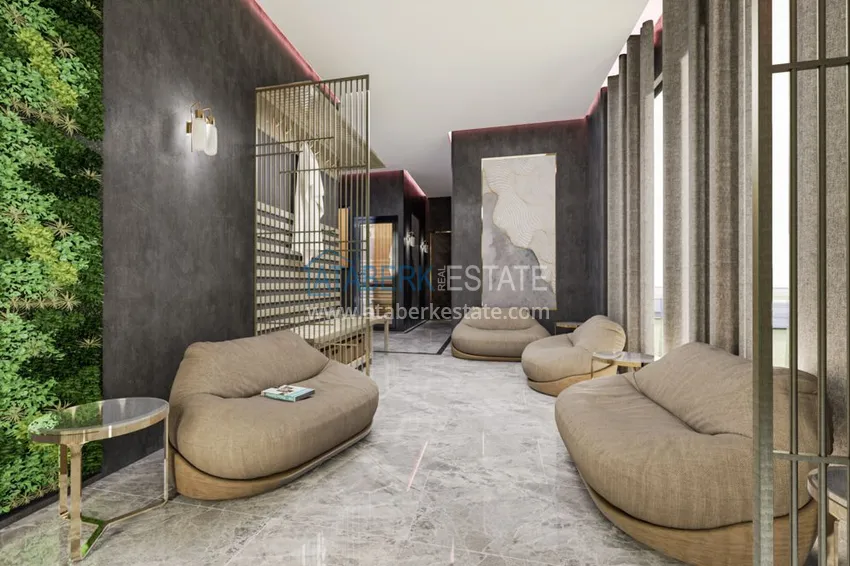 Квартиры в Алании на этапе строительства район Махмутлар 25 