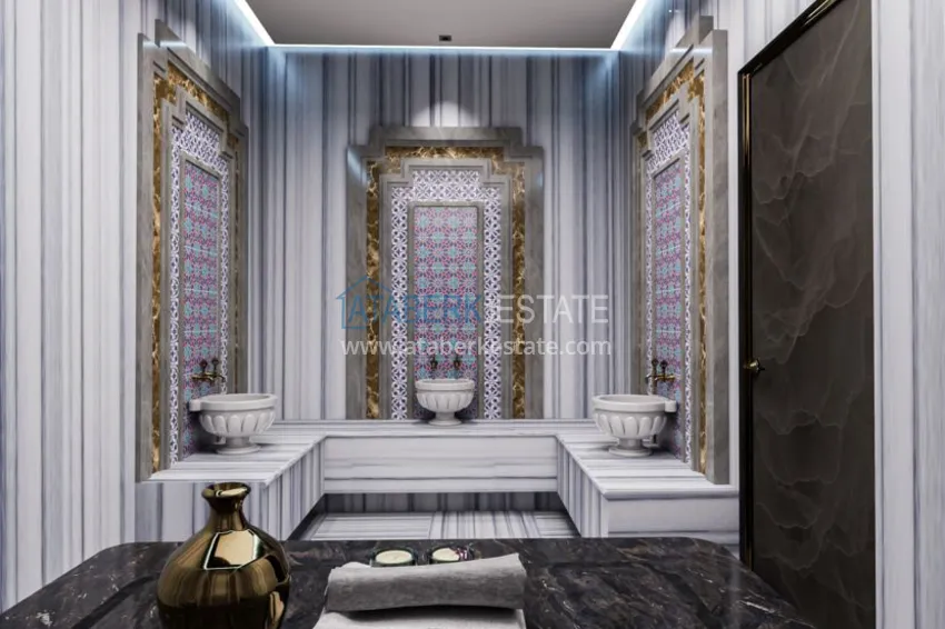 Квартиры в Алании на этапе строительства район Махмутлар 23 