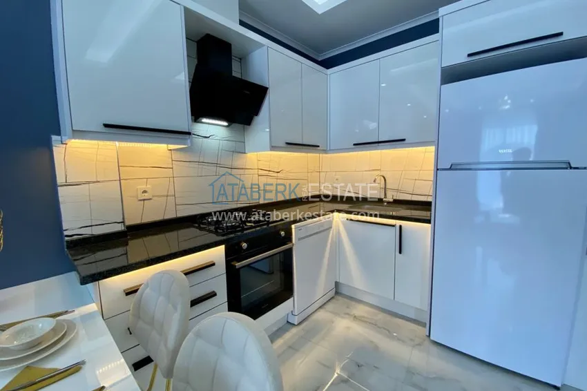 Приобрести Квартиры в Махмутларе, с новой мебелью в современном комплексе 11 