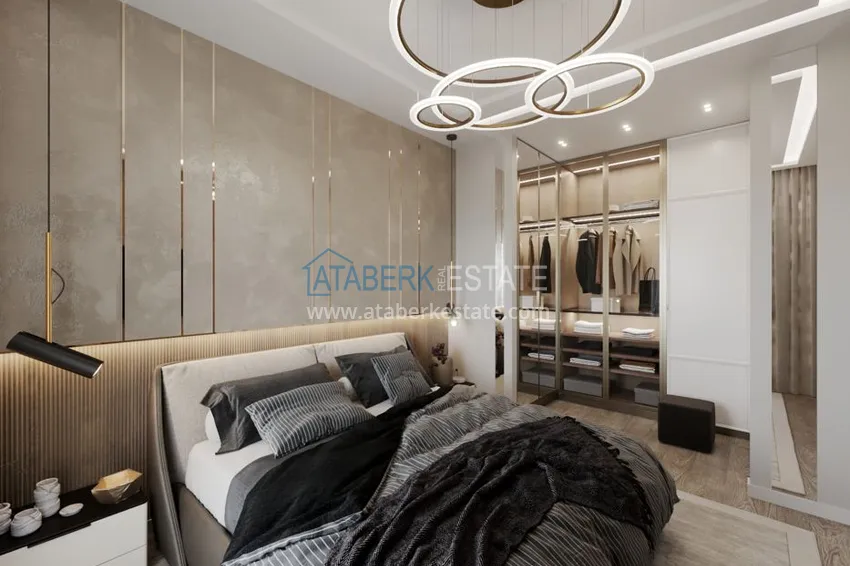 Приобрести Квартиры в Алании на этапе строительства район Махмутлар 23 